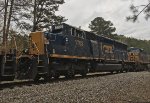 CSX SD40E3 1703 runs second